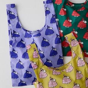 NWT Standard Baggu - Peanuts - Puffer Snoopy blue